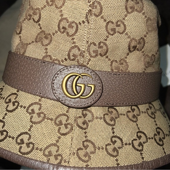 GUCCI GG CANVAS BUCKET HAT - Picture 4 of 15